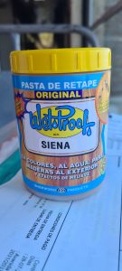 Wet Proof, Pasta De Retape Siena 1/2 Kg 1 Unidad