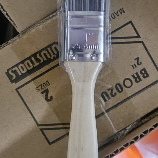 Brocha Cuatro Ceros de 1" Mango Madera