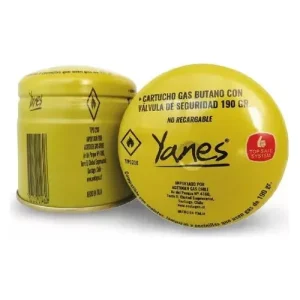 Cartucho Gas 190 Grs C/Válvula De Seguridad