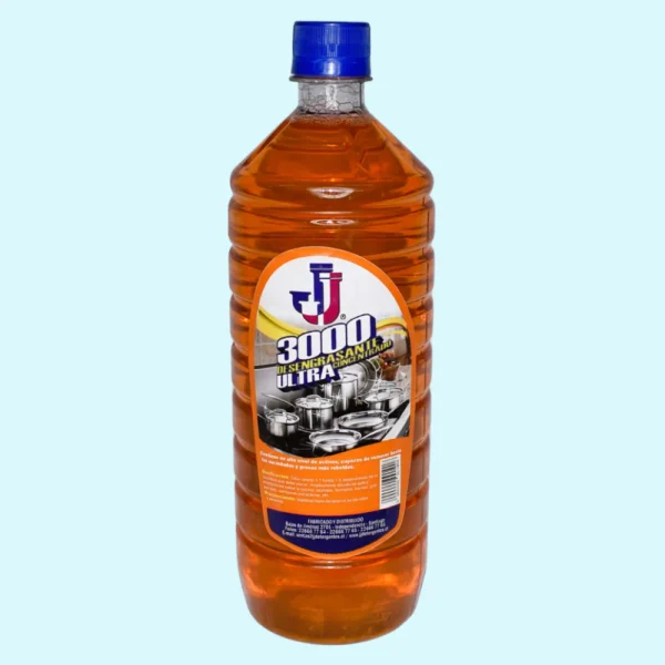 Desengrasante Industrial Ultraconcentrado JJ-3000 Botella 1 Litro
