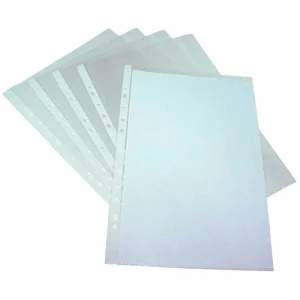 Funda Transparente Para Archivo Carta Borde Blanco 1 Unidad U600273