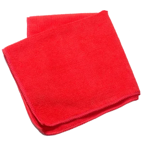 Paño De Microfibra Rojo 38x38cm 1 Unidad