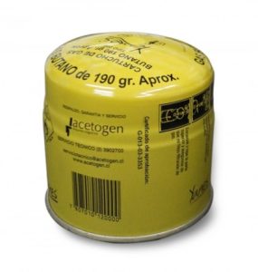 Balón De Gas Butano Desechable 190gr