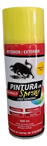 PINTURA SPRAY AMARILLO 400ML TORO-NEGRO TN0172