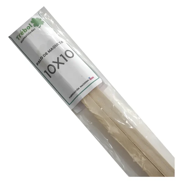 Palo De Maqueta Rauli 10x10mm 50cm 2 Un