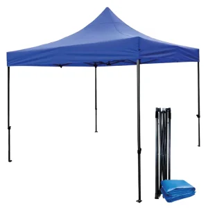 Toldo Plegable 3 X 3 Metros Impermeable Color Azul