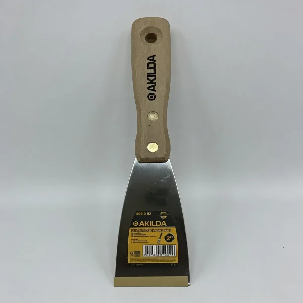 ESPATULA CON MANGO MADERA 2"AKILDA