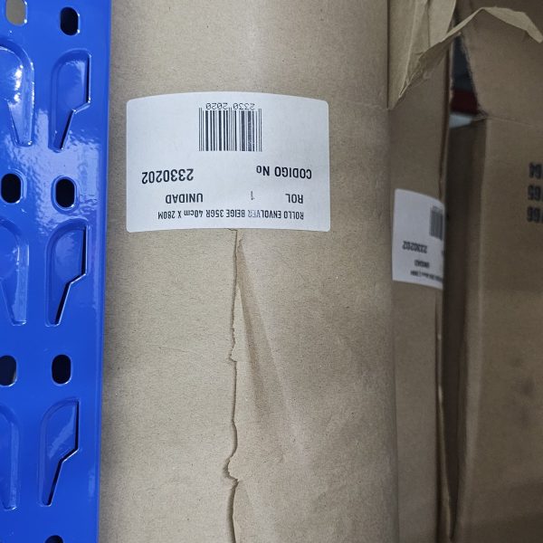 Rollo Tipo Papel Kraft 40cm X 280 Metros 1 Unidad