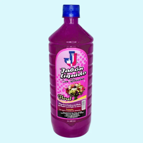 Jabon Liquido Floral Botella 1 Litro