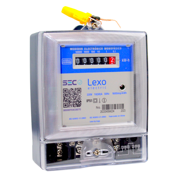 MEDIDOR ELECTRONICO MONOFASICO LEXO DDS608