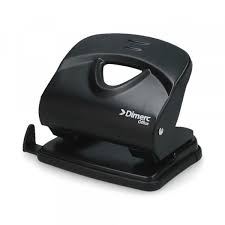 Perforadora Grande Metal Negra Para 30 Hojas - DIMERC U449185