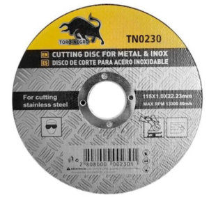 DISCO DE CORTE PARA METAL 9 X 1,9 MM TORO-NEGRO A2961-09 TN0233