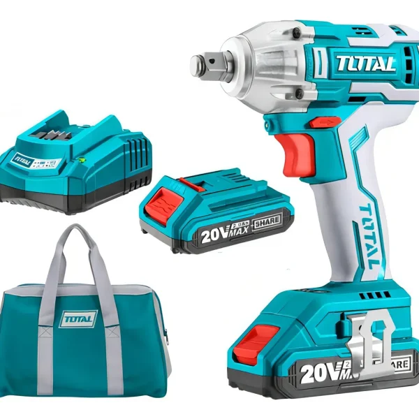 Llave De Impacto 1/2 Total 20v Industrial 300nm Sin Carbones