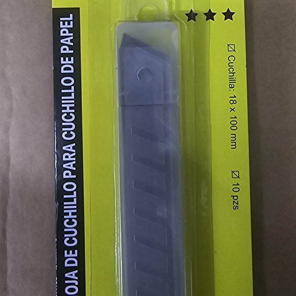 SET REPUESTO HOJA DE CARTONERO 10 PIEZAS AKILDA